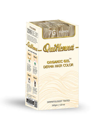 Quikhenna Derma Gel Organic Hair Colour Blonde 7G byPureNaturals