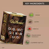 QuikHenna Organic Gel Hair Color 210 Gm - 4G Golden Brown - BuyPureNaturals