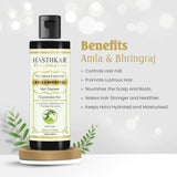 Hasthkar SLS & Paraben Free Amla & Bhringraj Hair Shampoo- 210ml - BuyPureNaturals