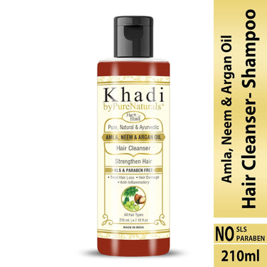Hasthkar SLS & Paraben Free Amla Neem & Argan Oil Hair Shampoo- 210ml - BuyPureNaturals