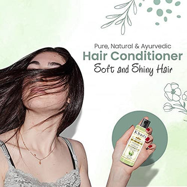 Hasthkar SLS & Paraben Free Aloevera & Green Tea Hair Conditioner- 210ml - BuyPureNaturals