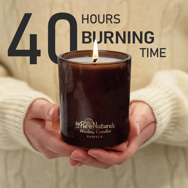 byPureNaturals Soy Wax Healing Candles- 200ml Jar (Pack of 3 - Vanilla, Jasmine & Cedarwood) - BuyPureNaturals