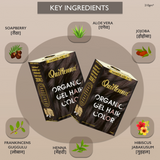 QuikHenna Organic Gel Hair Color 210 Gm - 2G Ebony Black - BuyPureNaturals