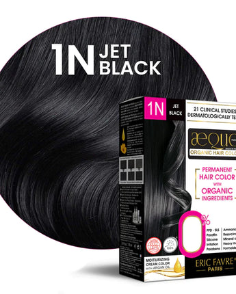 byPureNaturals Organic Cream Hair Colour for Women Jet Black 1N