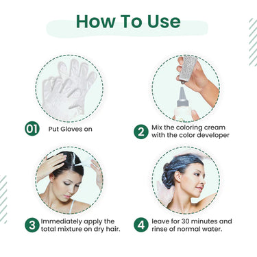 QH+ Aequo Organic Zero Toxins Permanent Cream Hair Colour- 200ml- 3N Dark Brown - BuyPureNaturals