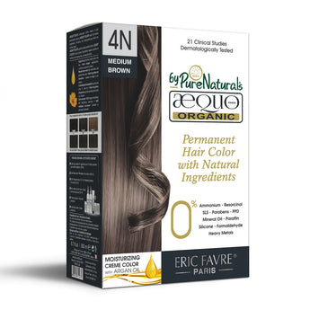 QH+ Aequo Organic IMP Cream Hair Colour - 4N Medium Brown
