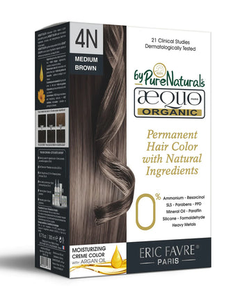 byPureNaturals Organic Cream Hair Colour Medium Brown 4N