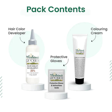Aequo Organic Cream Hair Colour Salon Pack- 120ml- 4N Medium Brown - BuyPureNaturals