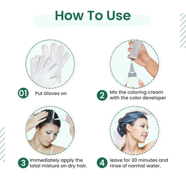 Aequo Organic Cream Hair Colour Salon Pack- 120ml- 4N Medium Brown - BuyPureNaturals