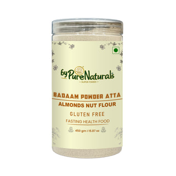 byPureNaturals Gluten Free Badaam Powder Atta (Almonds Flour)- 450 Gm - BuyPureNaturals
