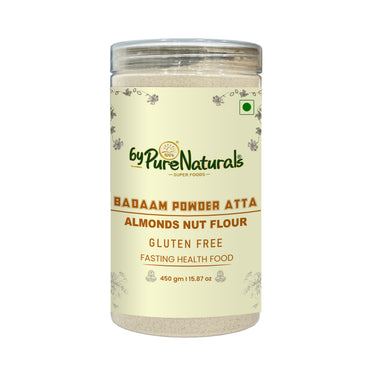byPureNaturals Gluten Free Badaam Powder Atta (Almonds Flour)- 450 Gm - BuyPureNaturals