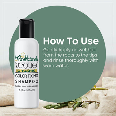 QH+ Aequo Organic Hair Colour Fixing Shampoo - BuyPureNaturals