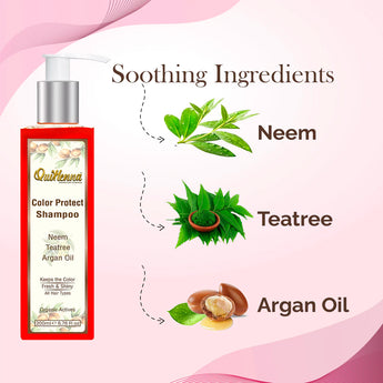QH+ QuikHenna Hair Colour Protection Shampoo - BuyPureNaturals