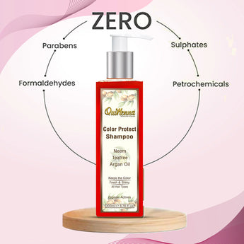 QH+ QuikHenna Hair Colour Protection Shampoo - BuyPureNaturals
