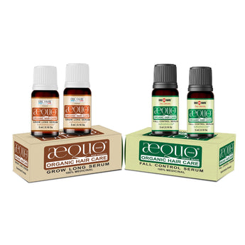 Aequo Organic Hair Fall Control & Hair Growth Serum byPureNaturals - Combo Set - BuyPureNaturals
