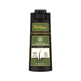QH+ QuikHenna EVARA Organic Gel Hair Colour Shampoo- 200ml- 2N Soft Black - BuyPureNaturals