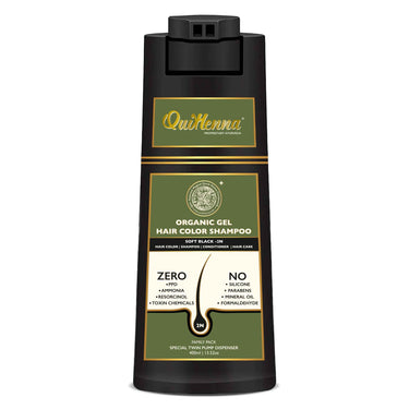 QH+ QuikHenna EVARA Organic Gel Hair Colour Shampoo