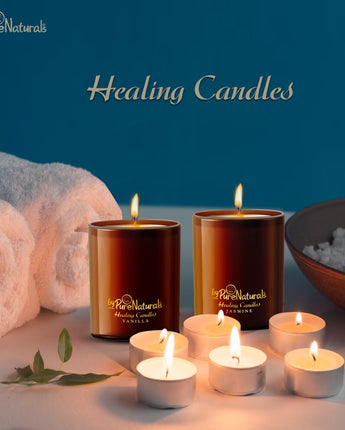 byPureNaturals Premium Healing Candles Pack of 3