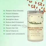 byPureNaturals Gluten Free Badaam Powder Atta (Almonds Flour)- 450 Gm - BuyPureNaturals