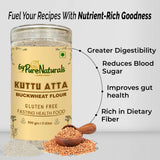 byPureNaturals Gluten Free Kuttu Vrat Atta (Buckwheat Flour)- 500 Gm - BuyPureNaturals