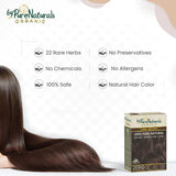 byPureNaturals 100% Organic Pure Natural Powder Hair Colour-120 Gm- 9BG Burgundy - BuyPureNaturals