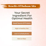 byPureNaturals Gluten Free Badaam Powder Atta (Almonds Flour)- 250 Gm - BuyPureNaturals