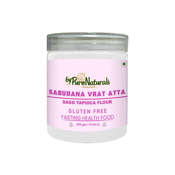byPureNaturals Gluten Free Sabudana Vrat Atta (Sago Tapioca Flour)- 350 Gm - BuyPureNaturals
