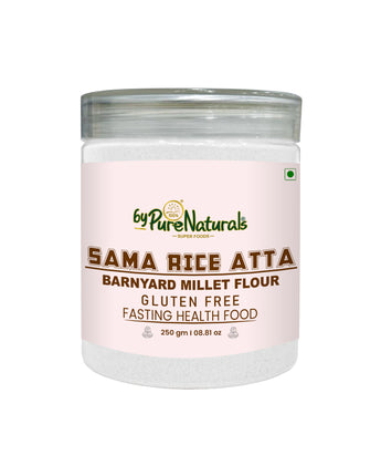 byPurenaturals Sama Rice Atta - Barnyard Millet Flour - GLUTEN FREE READY TO USE ATTA 250gm