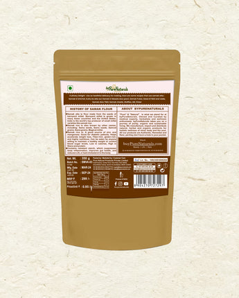 byPurenaturals Sama Rice Atta - Barnyard Millet Flour - GLUTEN FREE READY TO USE ATTA 350gm