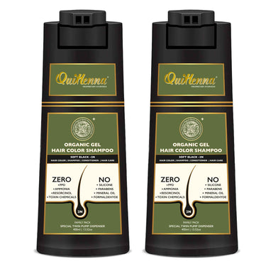 QH+ QuikHenna EVARA Organic Gel Hair Colour Shampoo
