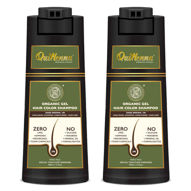 QH+ QuikHenna EVARA Organic Gel Hair Colour Shampoo