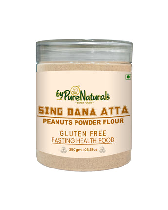 byPurenaturals Sing Dana Atta - Peanuts Powder Flour- GLUTEN FREE READY TO USE ATTA 250gm