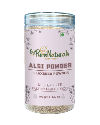 byPurenaturals Alsi Atta - Flaxseed Powder Flour - GLUTEN FREE READY TO USE ATTA 400gm