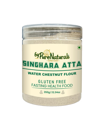 byPurenaturals Singhara Atta Flour Jar Pure Ready to Use Atta 350g