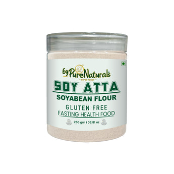 byPureNaturals Gluten Free Soy Atta (Soybean Flour)- 250 Gm - BuyPureNaturals