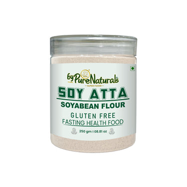 byPureNaturals Gluten Free Soy Atta (Soybean Flour)- 250 Gm - BuyPureNaturals