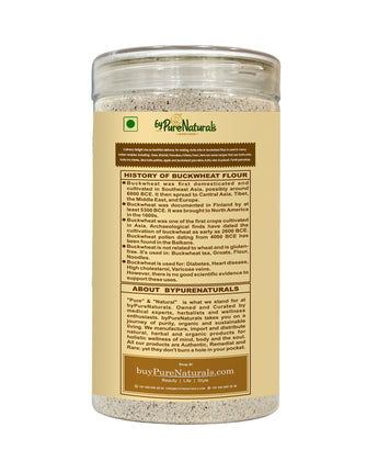 byPurenaturals Kuttu Atta Flour Jar Pure Ready to Use Vrat Atta 500g