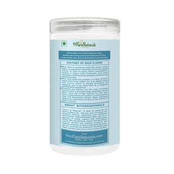 byPureNaturals Gluten Free Chawal Atta (Rice Flour)- 650 Gm - BuyPureNaturals