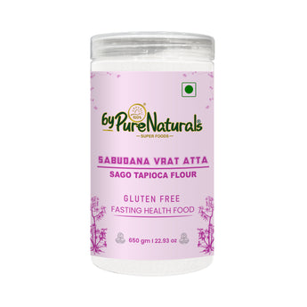 byPureNaturals Gluten Free Sabudana Vrat Atta (Sago Tapioca Flour)- 650 Gm - BuyPureNaturals