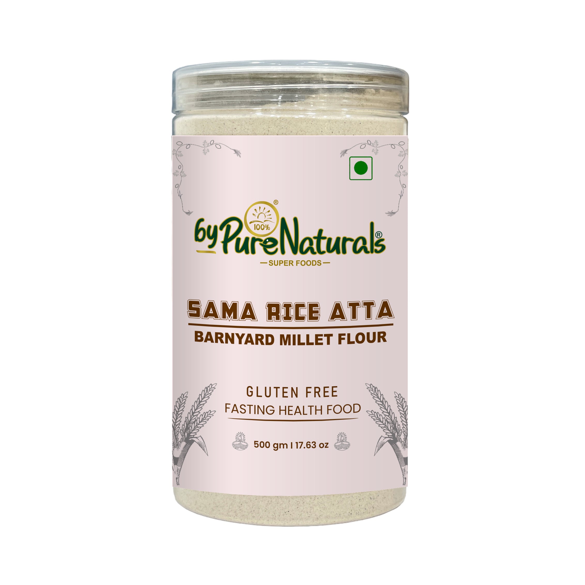 byPureNaturals Gluten Free Sama Rice Atta (Barnyard Millet Flour)- 500 ...