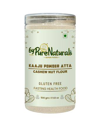 byPurenaturals Kaaju Powder Atta Flour Jar Pure Ready to Use Vrat Atta - Ready to Use Vrat Atta