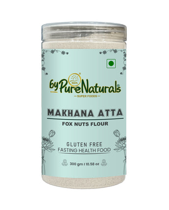 byPurenaturals Makhana Atta - Fox Nuts Flour - GLUTEN FREE READY TO USE ATTA  300gm