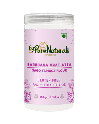 byPurenaturals Sabudana Atta Flour Jar Pure Ready to Use Vrat Atta - Ready to Use Vrat Atta