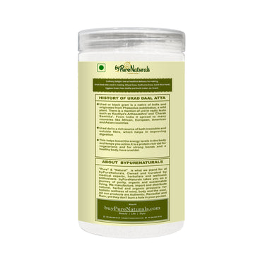 byPureNaturals Gluten Free Urad Daal Atta (Black Lentils Flour)- 650 Gm - BuyPureNaturals