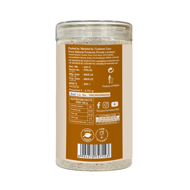 byPureNaturals Gluten Free Sing Dana Atta (Peanuts Powder Flour)- 450 Gm - BuyPureNaturals