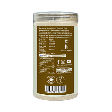 byPureNaturals Gluten Free Kaju Atta (Cashew Flour)- 500 Gm - BuyPureNaturals