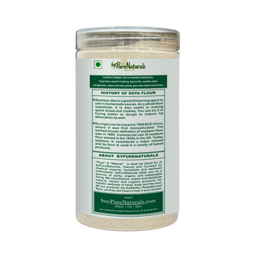 byPureNaturals Gluten Free Soy Atta (Soybean Flour)- 500 Gm - BuyPureNaturals