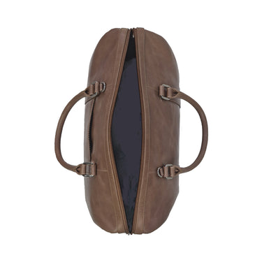GOALU PURE LEATHER DUFFLE GYM BAG | TRAVEL WEEKENDER CABIN BAG-CAMEL BROWN - BuyPureNaturals