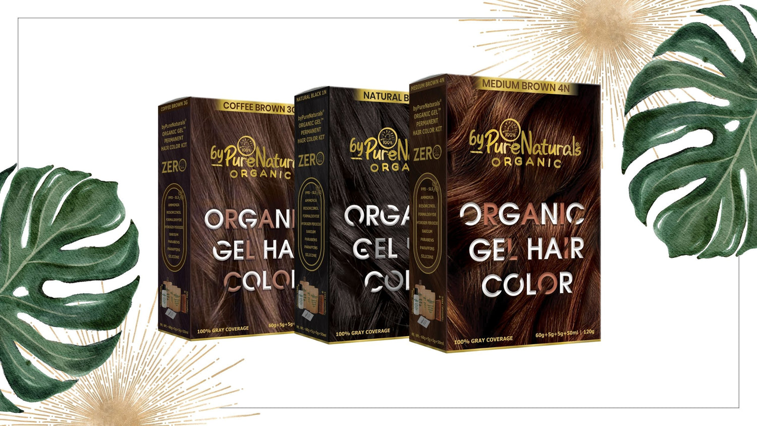 Meet our oh-so-organic Gel Hair Colour enriched with the goodness of herbs like henna, aloe vera, hibiscus & rose petals. It soothes the scalp and repairs damaged & dry hair while protecting your hair!