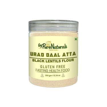 byPureNaturals Gluten Free Urad Daal Atta (Black Lentils Flour)- 350 Gm - BuyPureNaturals